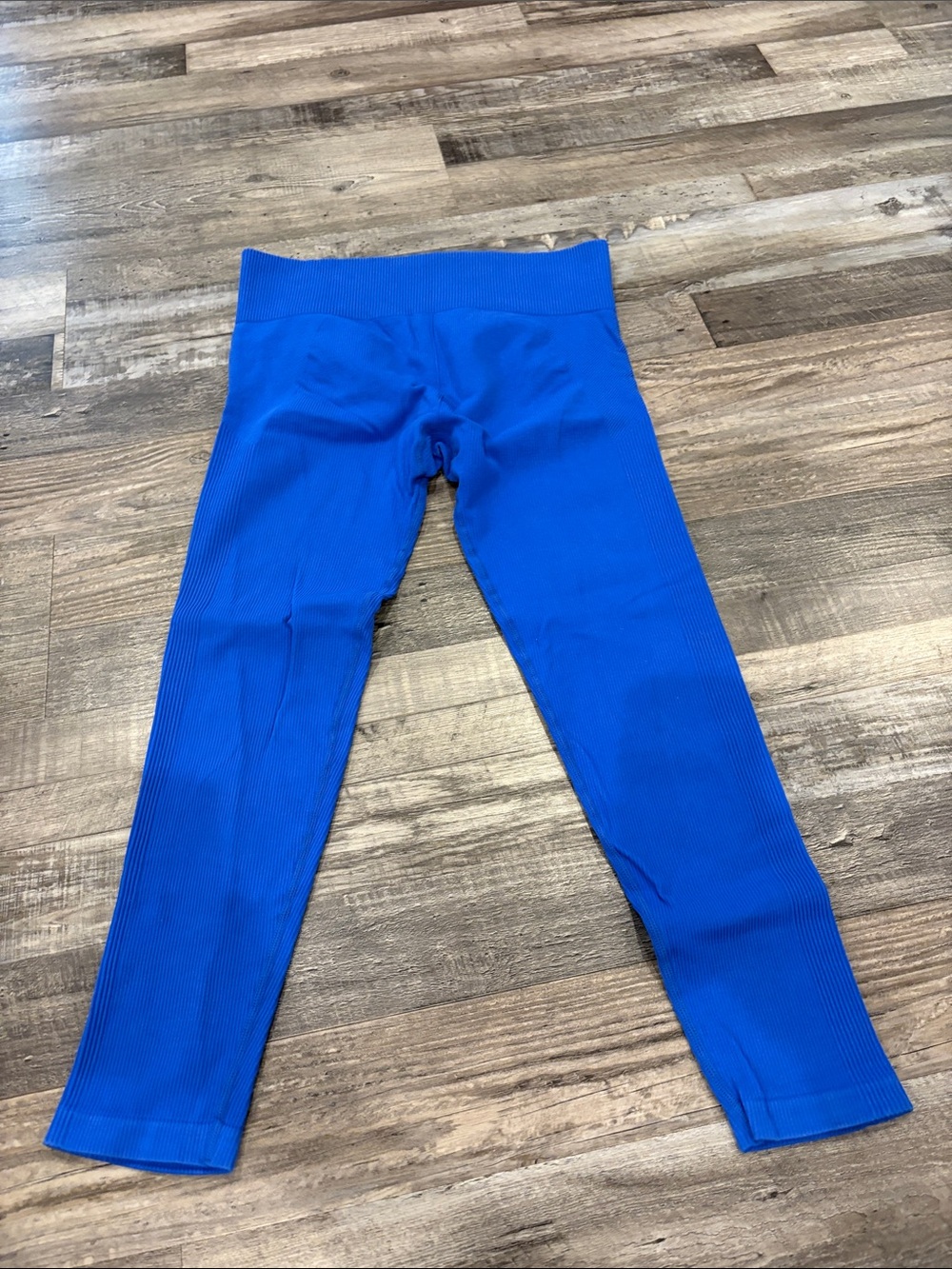 JoyLab Girls' Ribbed Leggings in Bright Blue